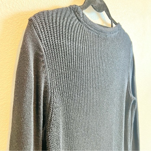 H by Halston Black Knit Pullover Sweater Womens Cotton Blend Size Small - Picture 10 of 10
